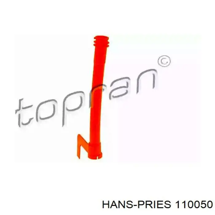 110050 Hans Pries (Topran) Guia de sonda indicador do nível de óleo no motor