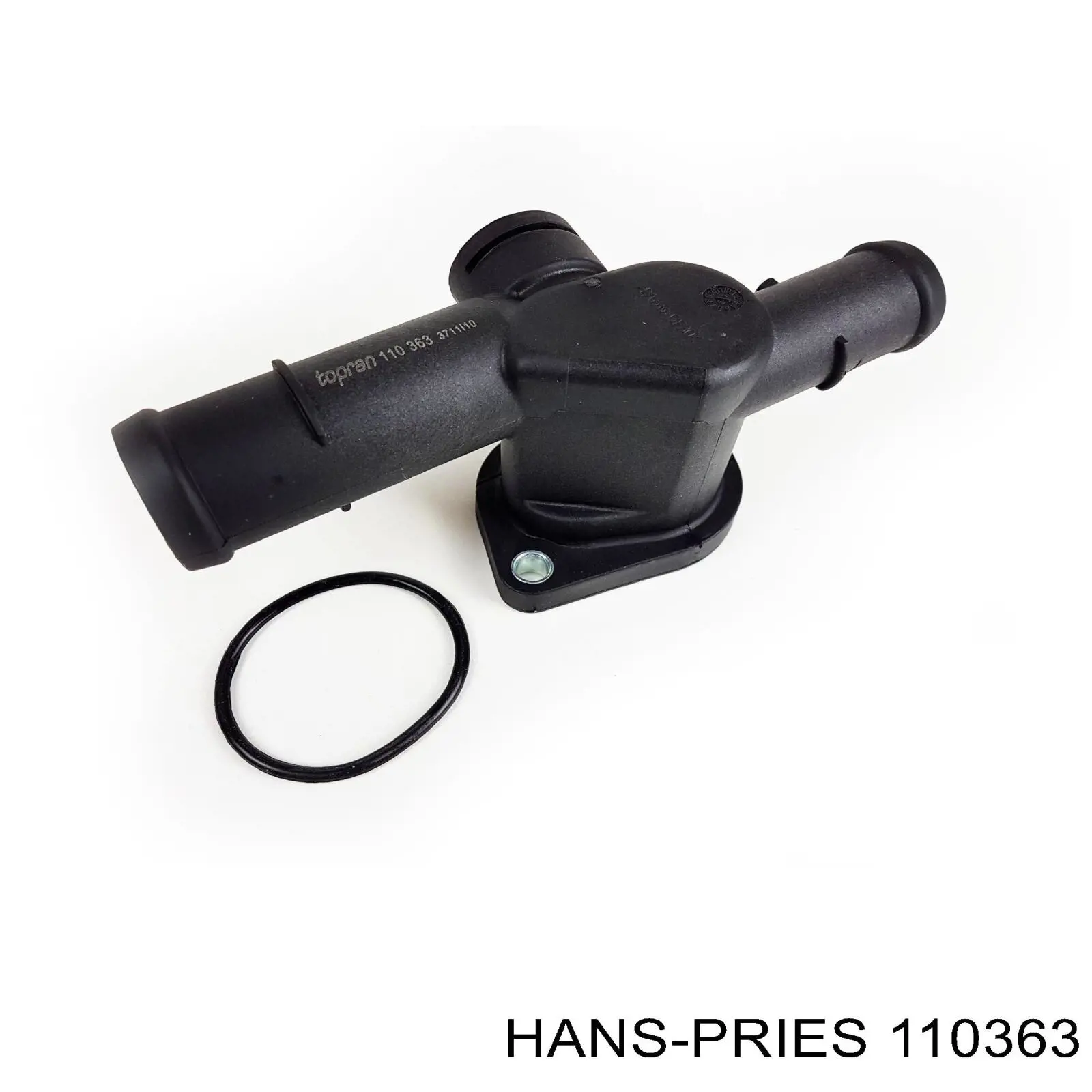 110363 Hans Pries (Topran) Flange do sistema de esfriamento (união em T)