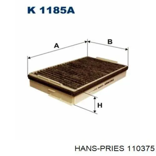 Compre 110375 Hans Pries (Topran) Roda dentada de acionamento da Bomba de Combustível de Pressão Alta na árvore distribuidora