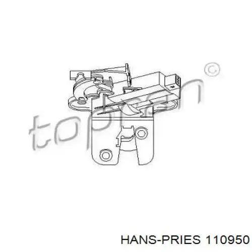 Compre 110950 Hans Pries (Topran) Fecho de tampa de porta-malas (de 3ª/5ª porta traseira)