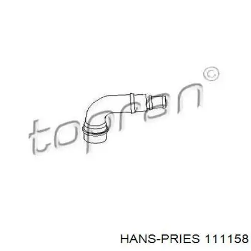 Cano derivado de ventilação de cárter (de separador de óleo) Hans Pries (Topran) 111158 preço, a partir de 10,81 USD