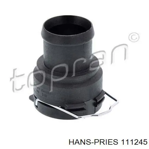 111245 Hans Pries (Topran) Tubo de ligação do termostato superior (acoplamento de desmontagem rápida)