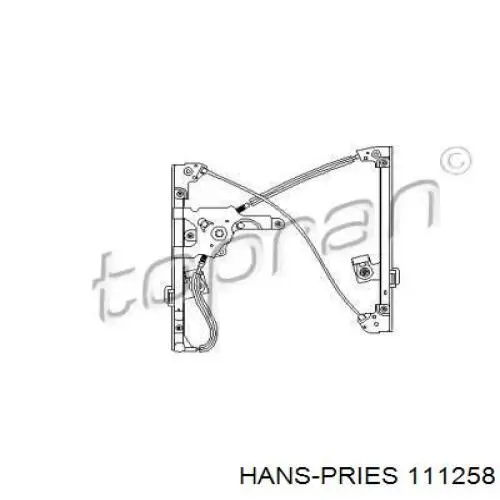 Mecanismo de acionamento de vidro da porta dianteira direita Hans Pries (Topran) 111258 preço, a partir de 55,14 USD