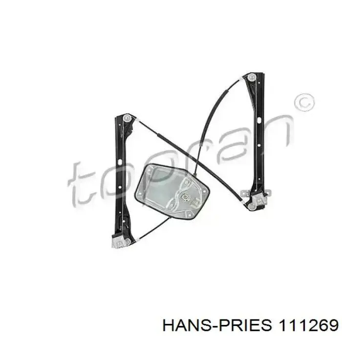 Mecanismo de acionamento de vidro da porta dianteira esquerda Hans Pries (Topran) 111269 preço, a partir de 53,09 USD