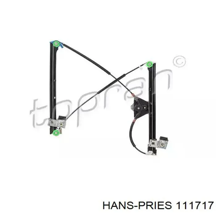 Compre 111717 Hans Pries (Topran) Mecanismo de acionamento de vidro da porta dianteira esquerda