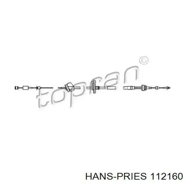 Cabo/pedal de gás (de acelerador) Hans Pries (Topran) 112160 preço, a partir de 18,69 USD