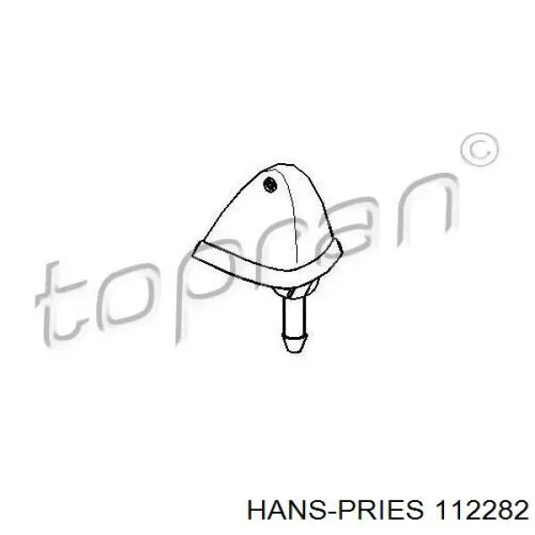 Compre 112282 Hans Pries (Topran) Válvula PCV de ventilação dos gases de cárter