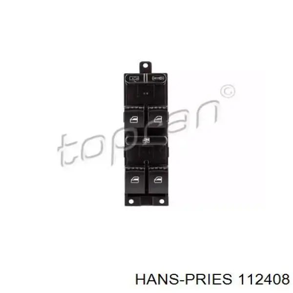 112408 Hans Pries (Topran) Unidade de botões dianteira esquerda de controlo de elevador de vidro