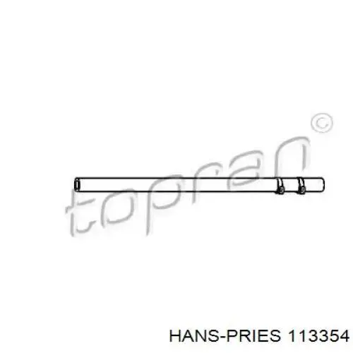 Mangueira da Direção hidrâulica assistida de pressão baixa, desde o radiador até o tanque Hans Pries (Topran) 113354 preço, a partir de 22,95 USD
