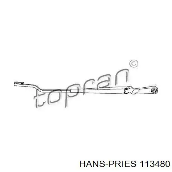 Braço de limpa-pára-brisas do pára-brisas Hans Pries (Topran) 113480 preço, a partir de 19,61 USD