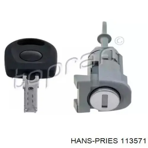 113571 Hans Pries (Topran) Trinco de fecho da porta dianteira esquerda