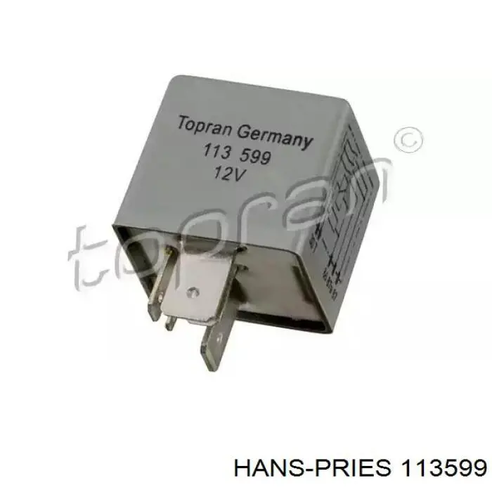 113599 Hans Pries (Topran) Relê de bomba de gasolina elétrica