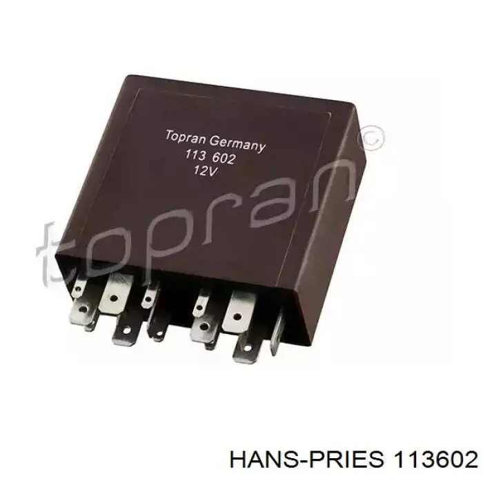 113602 Hans Pries (Topran) Relê de controlo de limpador pára-brisas