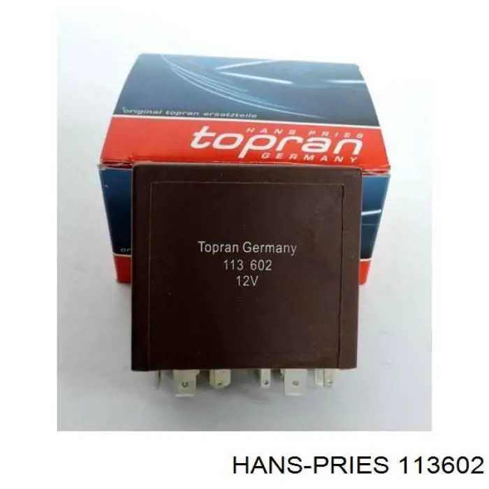 Relê de controlo de limpador pára-brisas Hans Pries (Topran) 113602 preço, a partir de 32,35 USD