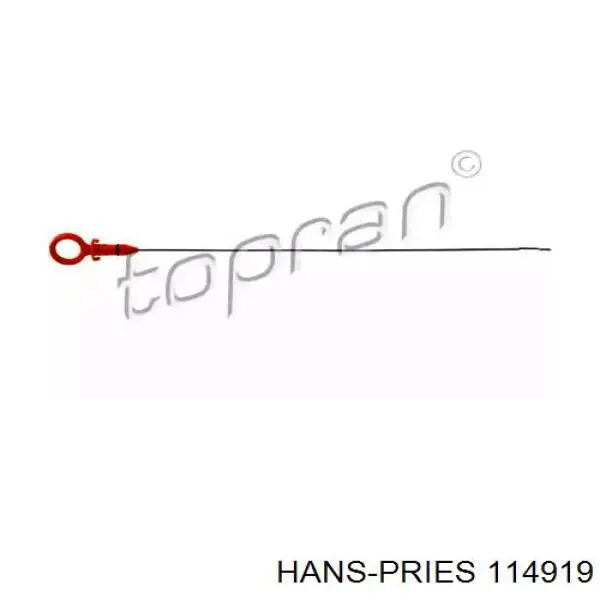 114919 Hans Pries (Topran) Sonda (indicador) do nível de óleo no motor