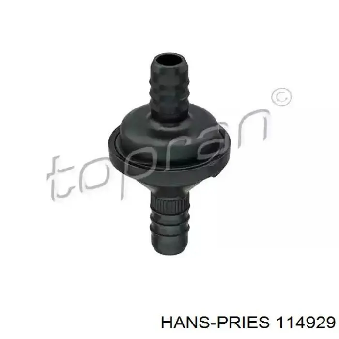 114929 Hans Pries (Topran) Válvula PCV de ventilação dos gases de cárter