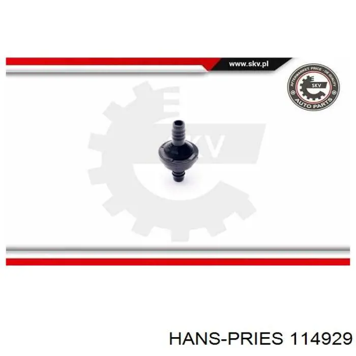 Válvula PCV de ventilação dos gases de cárter Hans Pries (Topran) 114929 preço, a partir de 17,76 USD