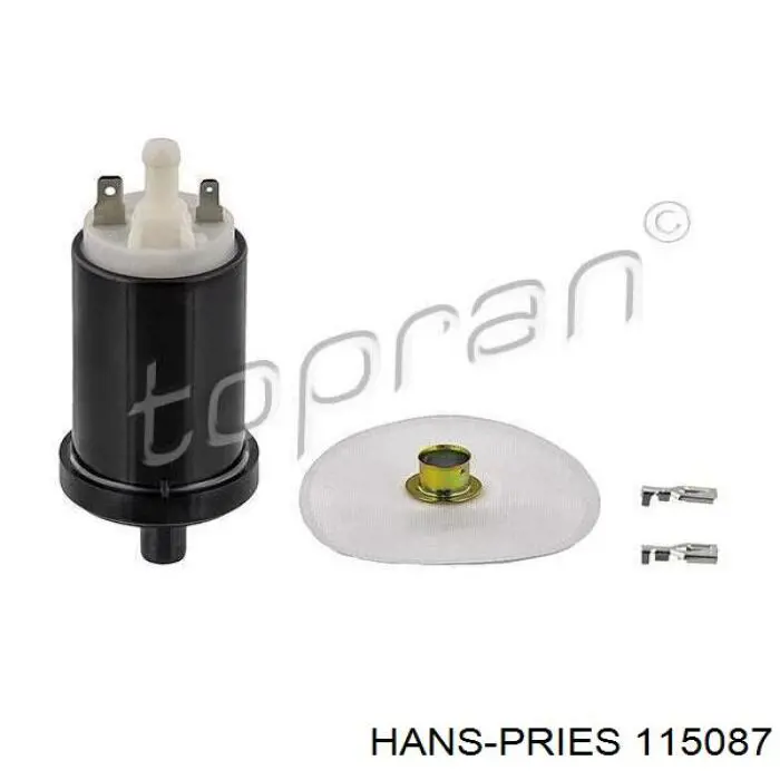 115087 Hans Pries (Topran) Vedante de mangueira de derivação de óleo de turbina