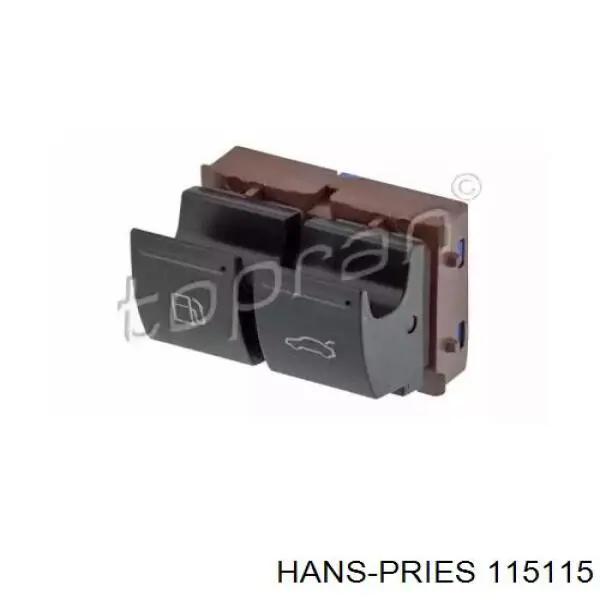 Botão de acionamento do fecho de tampa de porta-malas (de 3ª/5ª porta (de tampa de alcapão) Hans Pries (Topran) 115115 preço, a partir de 23,48 USD