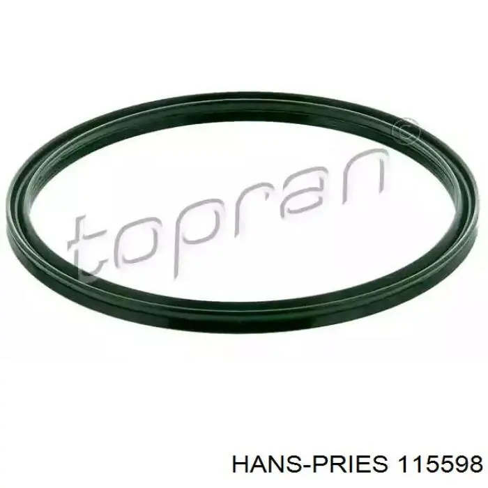 115598 Hans Pries (Topran) Anel de vedação (vedante) de cano derivado de intercooler