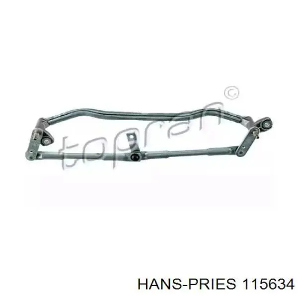 Trapézio de limpador pára-brisas Hans Pries (Topran) 115634 preço, a partir de 54,41 USD