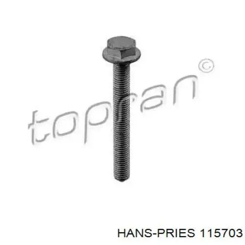 115703 Hans Pries (Topran) Parafuso de fixação de braço oscilante dianteiro, inferior