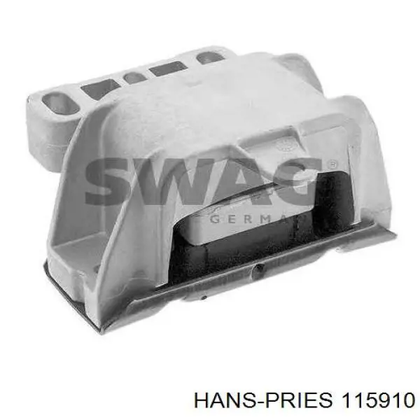 115910 Hans Pries (Topran) Flange do sistema de esfriamento (união em T)