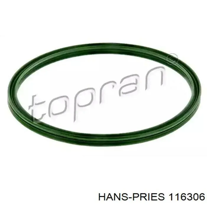 116306 Hans Pries (Topran) Anel de vedação (vedante) de cano derivado de intercooler
