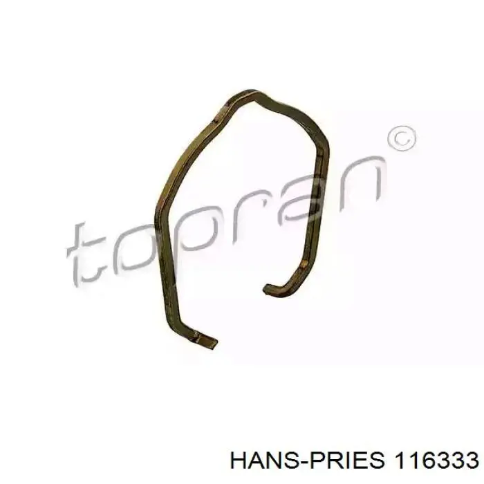 116333 Hans Pries (Topran) Braçadeira de cano derivado de intercooler
