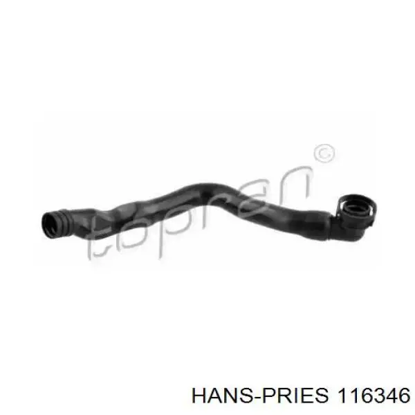 116346 Hans Pries (Topran) Cano derivado de ventilação de cárter (de separador de óleo)