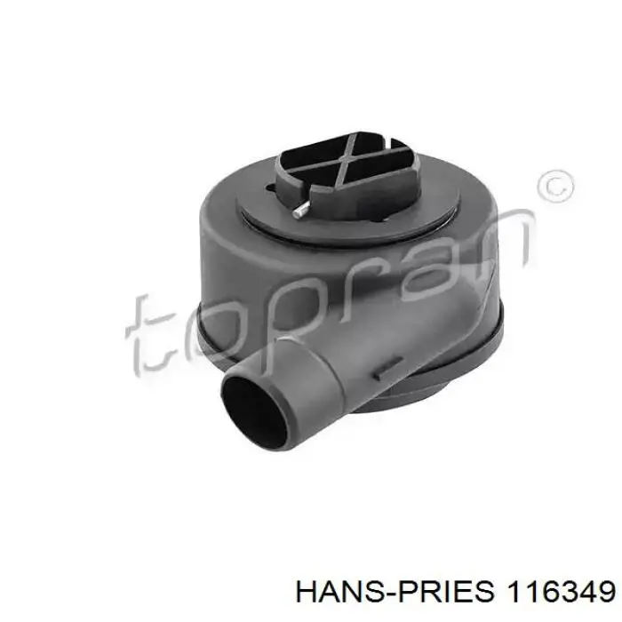 116349 Hans Pries (Topran) Válvula PCV de ventilação dos gases de cárter