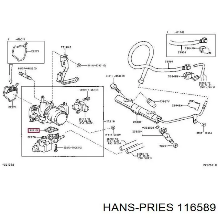 Compre 116589 Hans Pries (Topran) Tampão de panela de motor