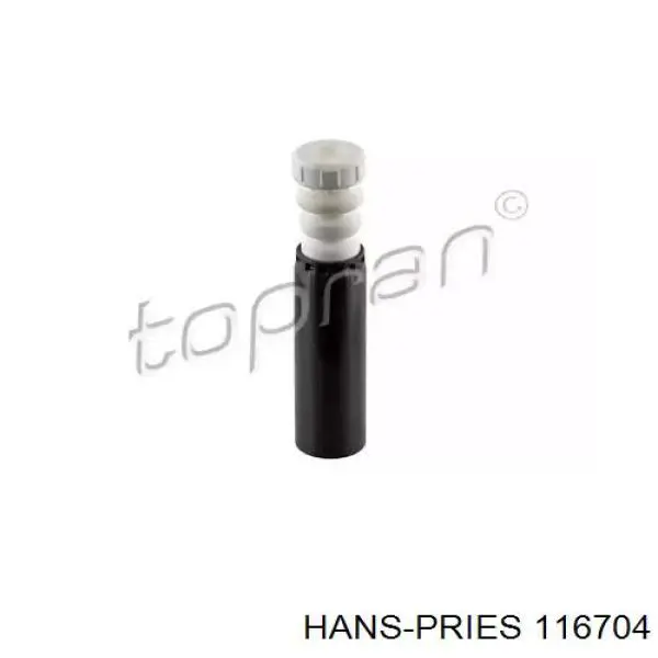 5Q0511352B VAG Pára-choque (grade de proteção) de amortecedor traseiro + bota de proteção