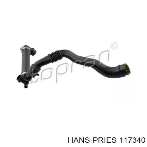 Cano derivado de ventilação de cárter (de separador de óleo) Hans Pries (Topran) 117340 preço, a partir de 38,75 USD