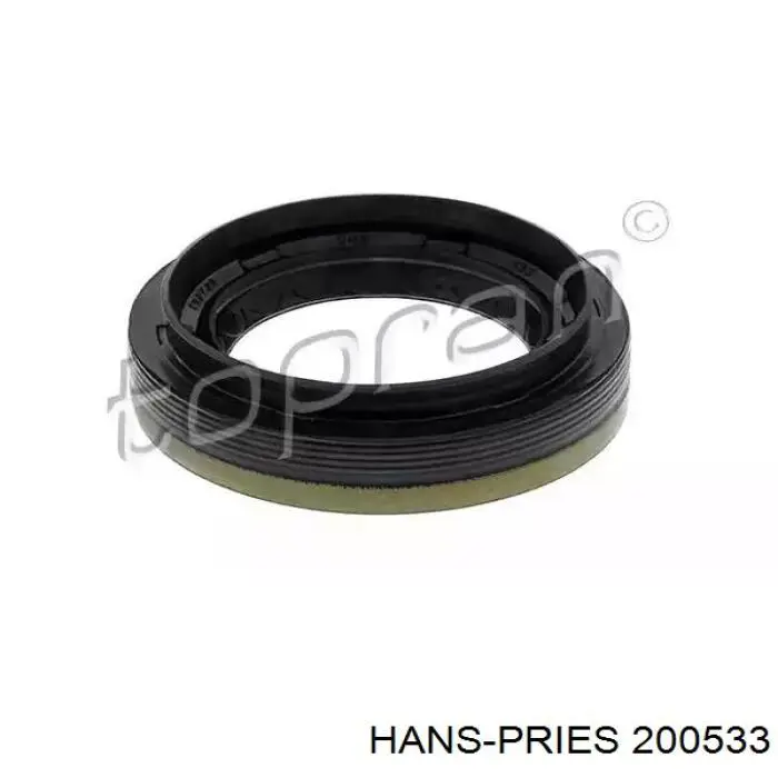 200533 Hans Pries (Topran) Vedação da Caixa Automática de Mudança (de árvore de saída/primária)