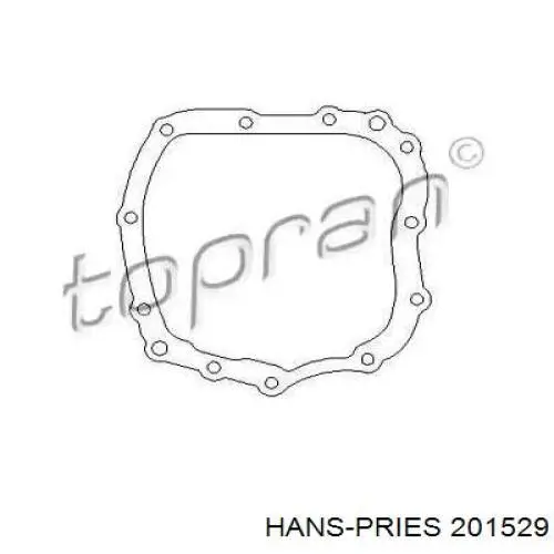 201529466 Hans Pries (Topran) Vedante de tampa dianteira da Caixa Automática de Mudança/Caixa Mecânica de Mudança