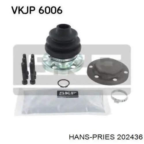 Bota de proteção externa de junta homocinética do semieixo traseiro Hans Pries (Topran) 202436 preço, a partir de 10,30 USD