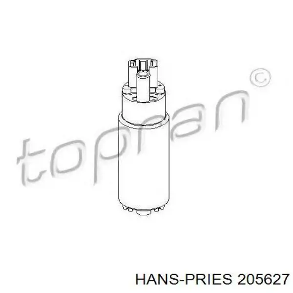 205627 Hans Pries (Topran) Bomba de combustível elétrica submersível