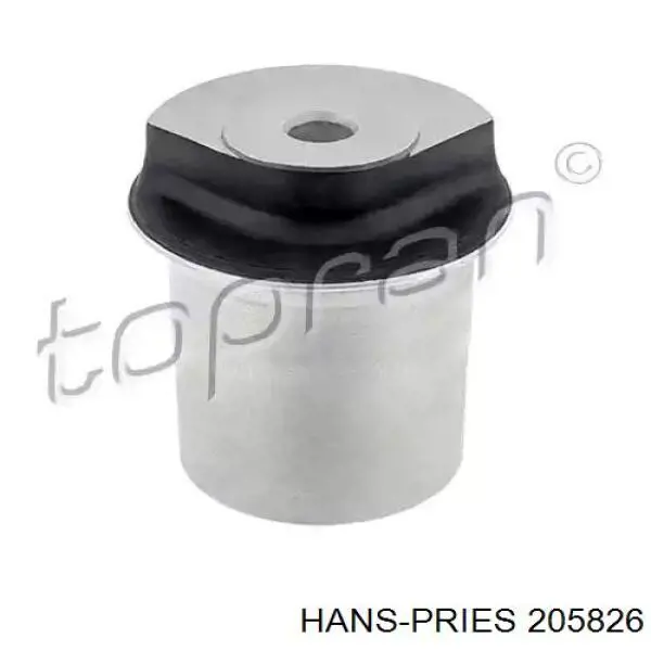 205826 Hans Pries (Topran) Bloco silencioso de viga traseira (de plataforma veicular)