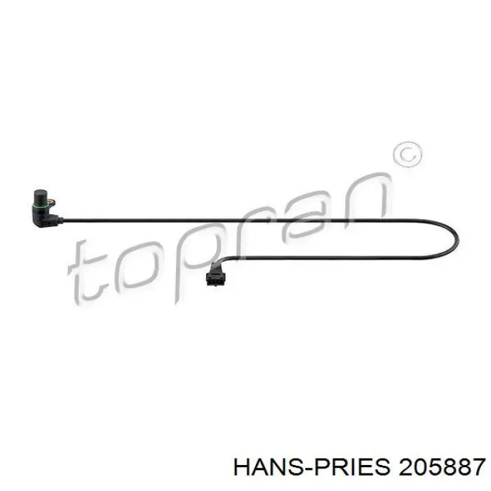 205887 Hans Pries (Topran) Sensor de posição (de revoluções) de cambota