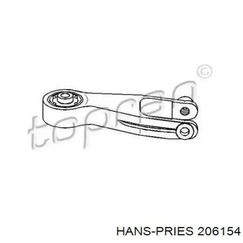 206154 Hans Pries (Topran) Coxim (suporte) traseiro de motor