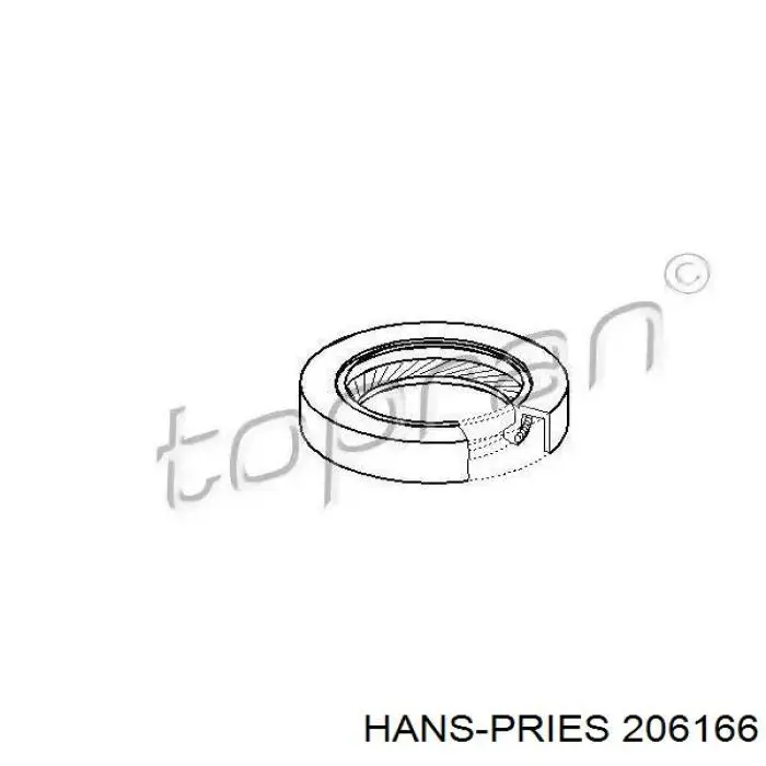 206166 Hans Pries (Topran) Bucim da Caixa Automática de Mudança (de árvore de saída/secundária)