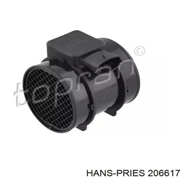 206617 Hans Pries (Topran) Sensor de fluxo (consumo) de ar, medidor de consumo M.A.F. - (Mass Airflow)