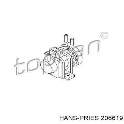 206619 Hans Pries (Topran) Convertidor de pressão (solenoide) de supercompressão