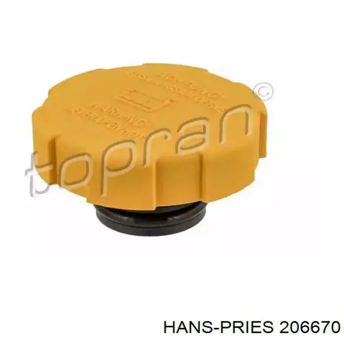 Tampa (tampão) do tanque de expansão Hans Pries (Topran) 206670 preço, a partir de 4,27 USD