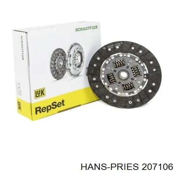 207106 Hans Pries (Topran) Disco de embraiagem