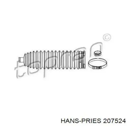 Bota de proteção do mecanismo de direção (de cremalheira) Hans Pries (Topran) 207524 preço, a partir de 8,83 USD