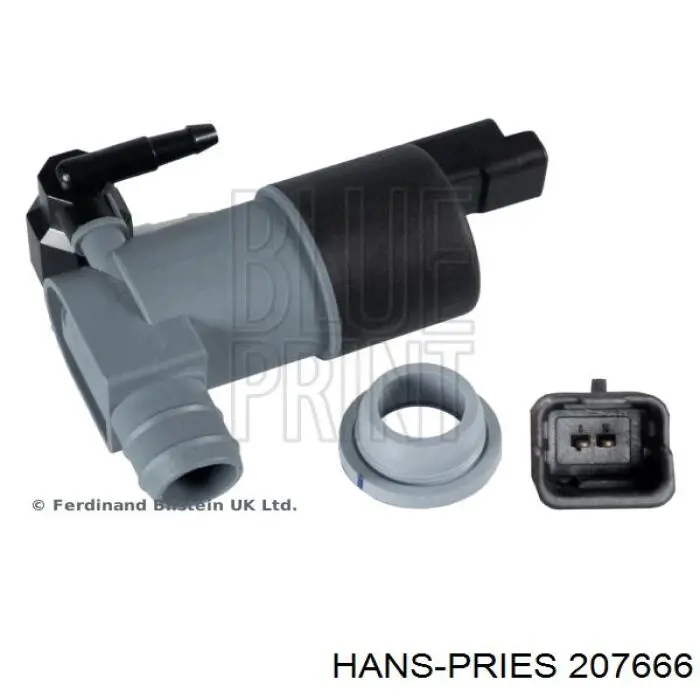 Bomba de motor de fluido para lavador de vidro dianteiro Hans Pries (Topran) 207666 preço, a partir de 10,53 USD