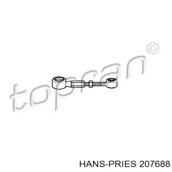 Compre 207688 Hans Pries (Topran) Barra de ligação da Caixa Automática de Mudança