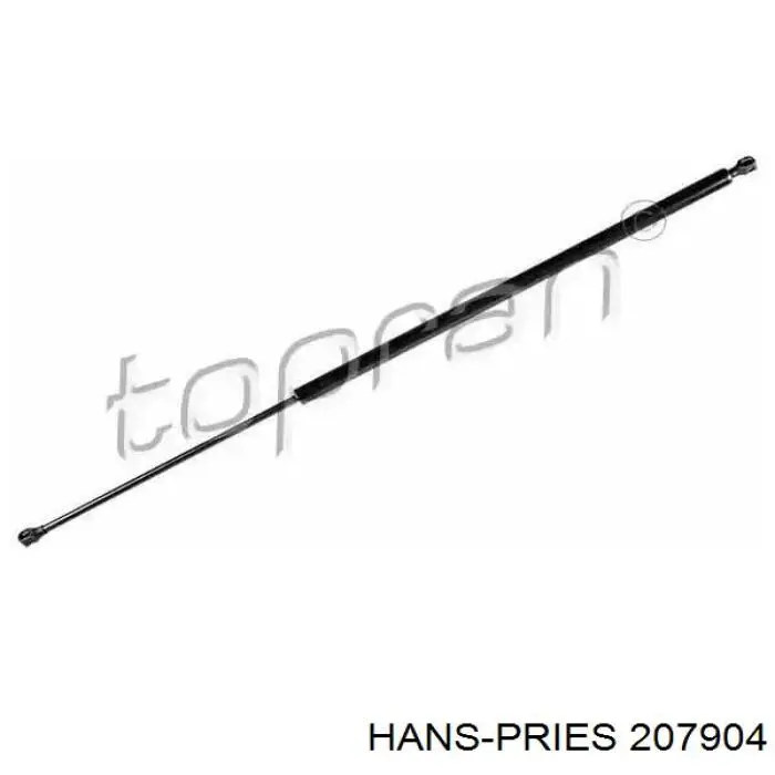Amortecedor de tampa de porta-malas (de 3ª/5ª porta traseira) Hans Pries (Topran) 207904 preço, a partir de 21,32 USD